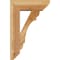 Ekena Millwork Olympic Slat Rough Sawn Bracket w/ Offset Brace, Western Red Cedar, 6"W x 16"D x 24"H BKT0604X16X24OLY06RWR - alternate 4